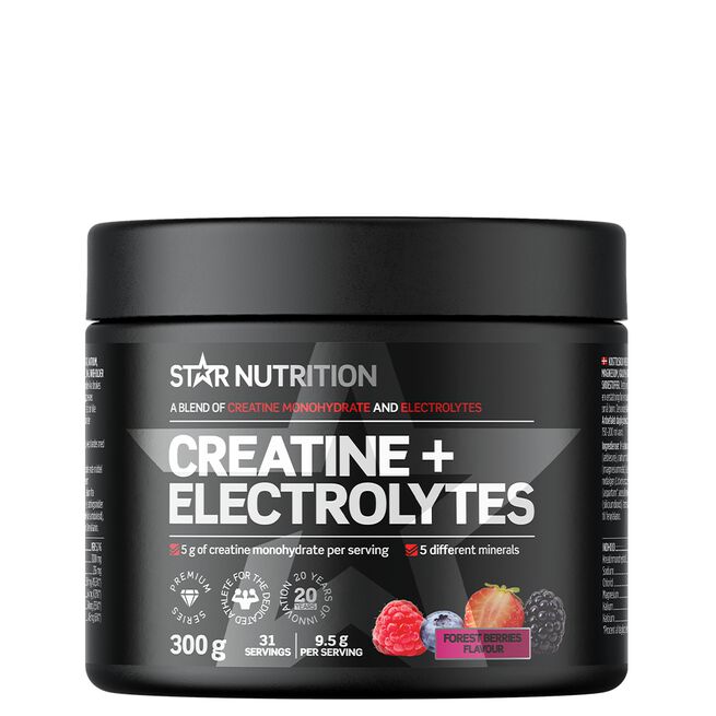 Star Nutrition Kreatin + Elektrolyter 300 g Forest Berries