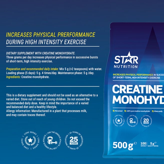 Star Nutrition Kreatin Monohydrat 500 g