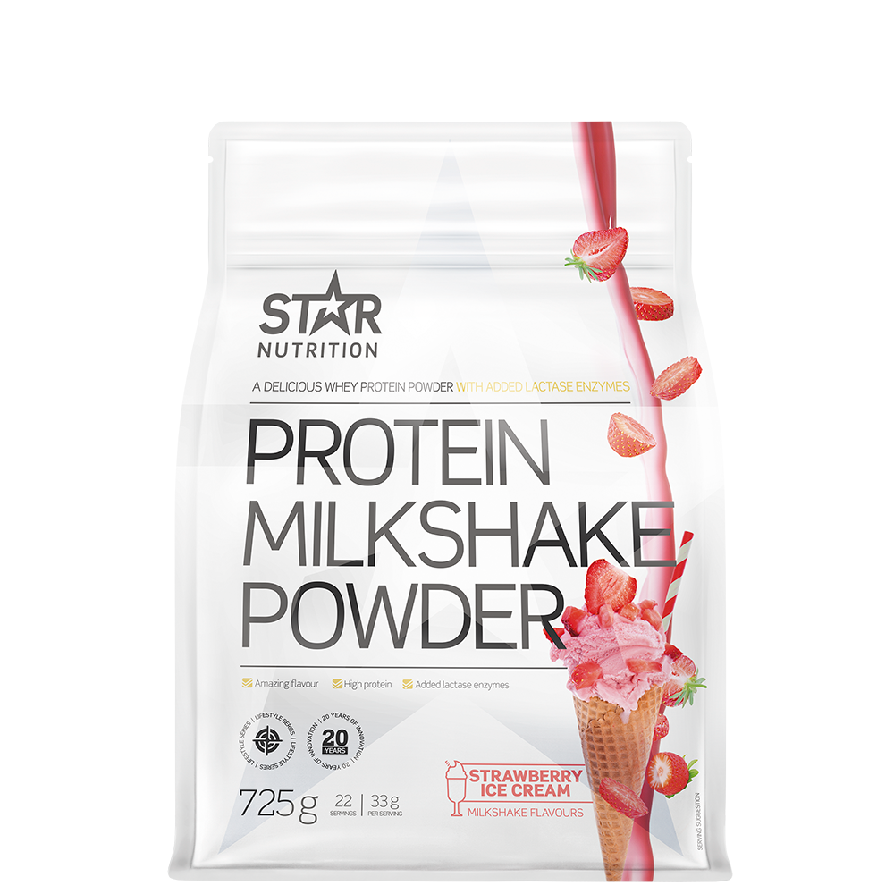 Star Nutrition Protein Milkshake Powder, 725 g Strawberry Ice Cream