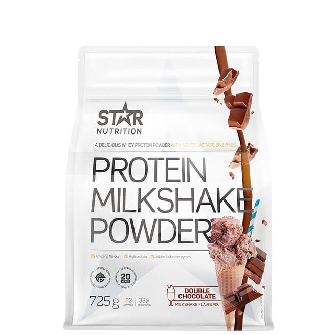 Star Nutrition Protein Milkshake Powder, 725 g Double Chocolate