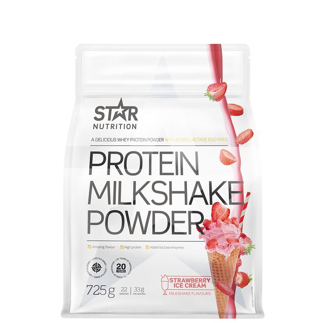 Star Nutrition Protein Milkshake Powder, 725 g Strawberry Ice Cream