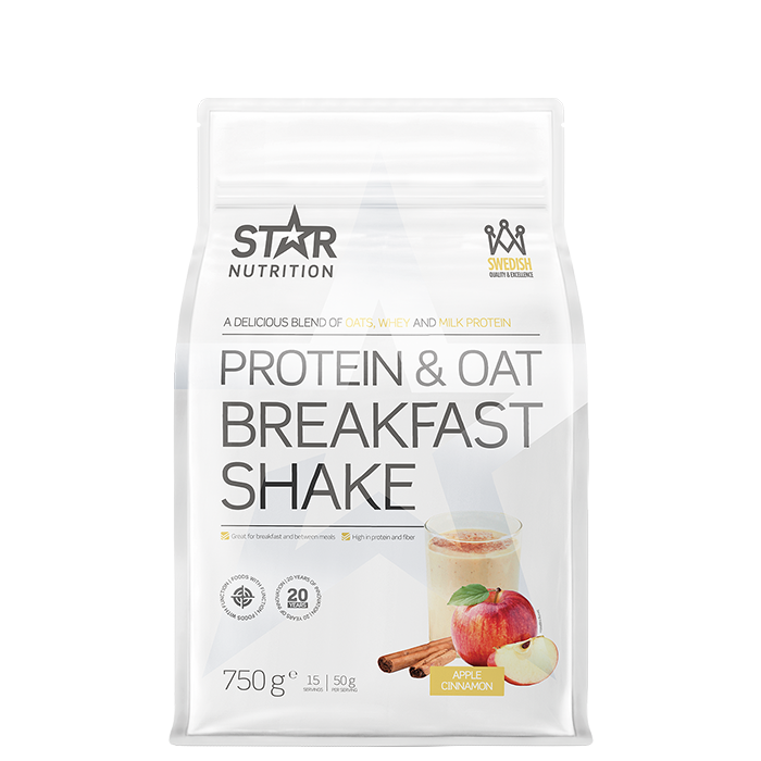 Star Nutrition Protein & Oat Breakfast Måltidsersättnings Shake 750 g Äpple & Kanel