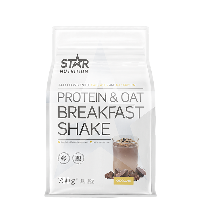 Star Nutrition Protein & Oat Breakfast Måltidsersättnings Shake 750 g Chocolate
