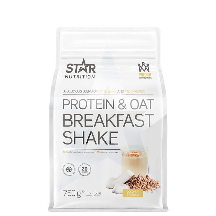 Star Nutrition Protein & Oat Breakfast Måltidsersättnings Shake 750 g Coconut/Granola