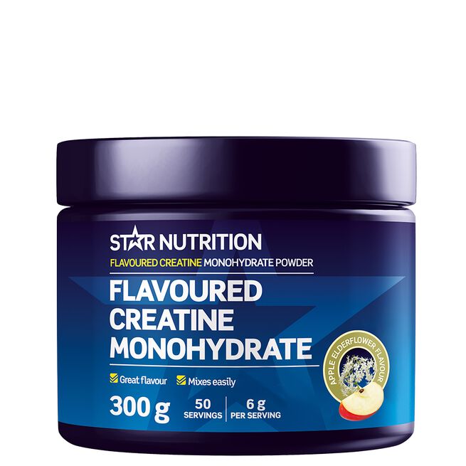 Star Nutrition Smaksatt Kreatin Monohydrat 300 g Apple Elderflower