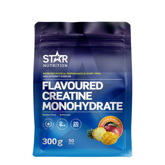 Star Nutrition Smaksatt Kreatin Monohydrat 300 g Tropical - NEW