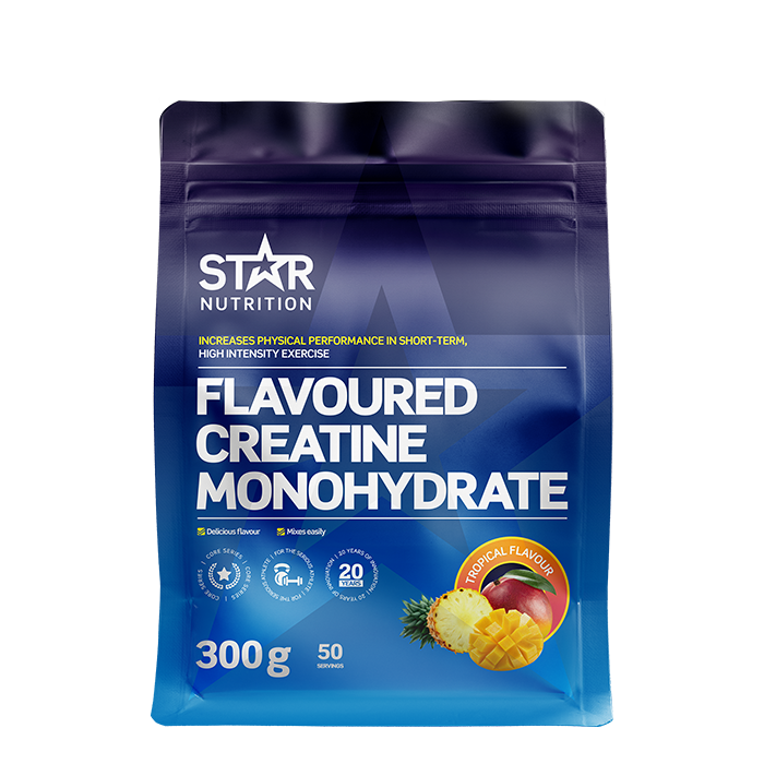 Star Nutrition Smaksatt Kreatin Monohydrat 300 g Tropical - NEW