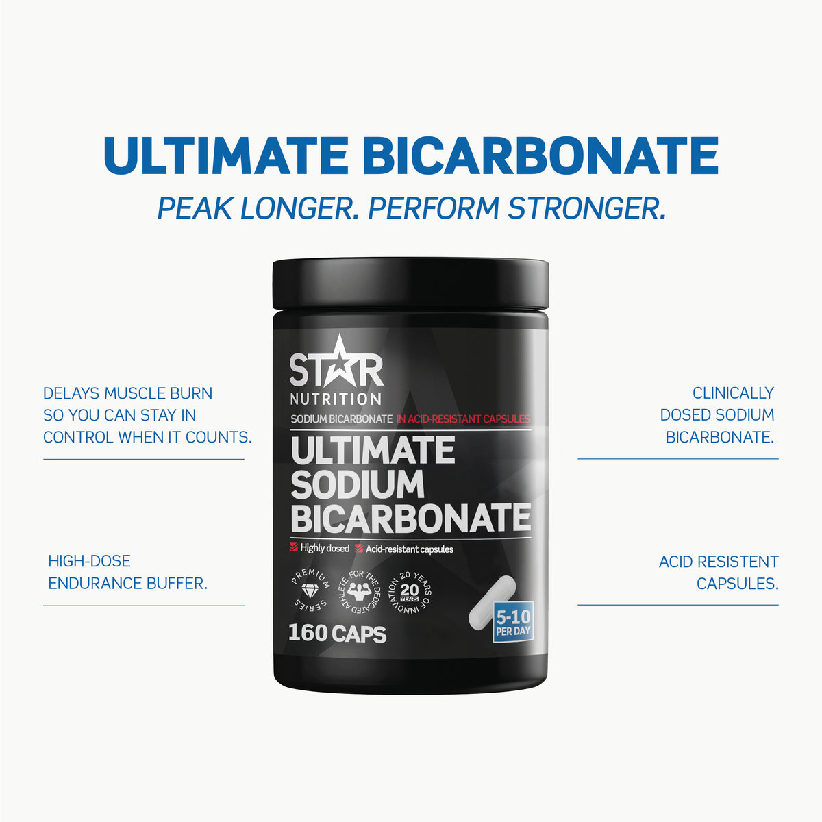 Star Nutrition Sodium Bicarbonate 160 caps