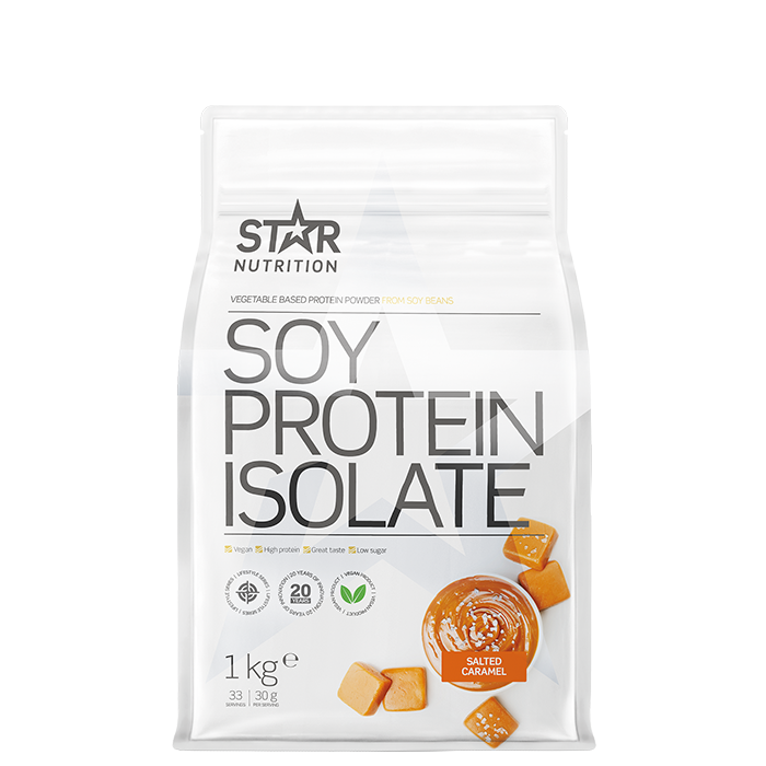 Star Nutrition Sojaproteinisolat 1 kg Salted Caramel