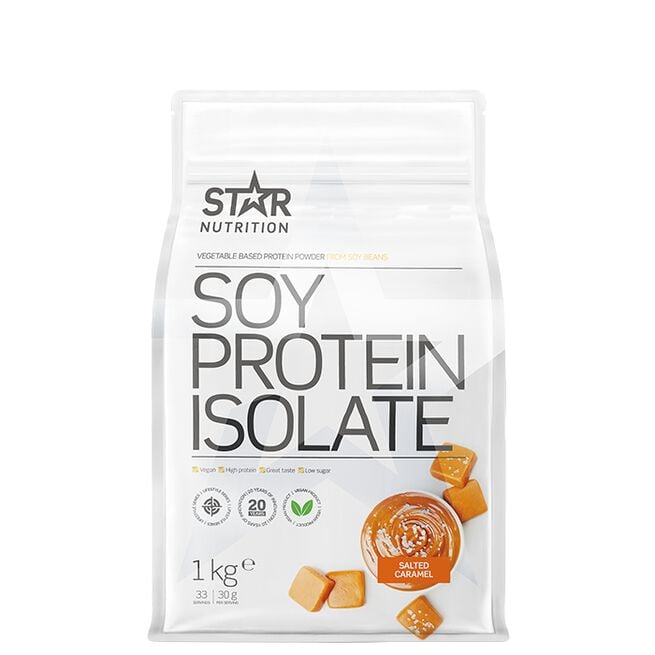 Star Nutrition Sojaproteinisolat 1 kg Salted Caramel