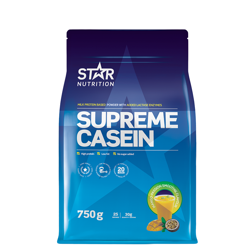 Star Nutrition Supreme Kasein 750 g Mango-Passion Smoothie Flavour (NEW)