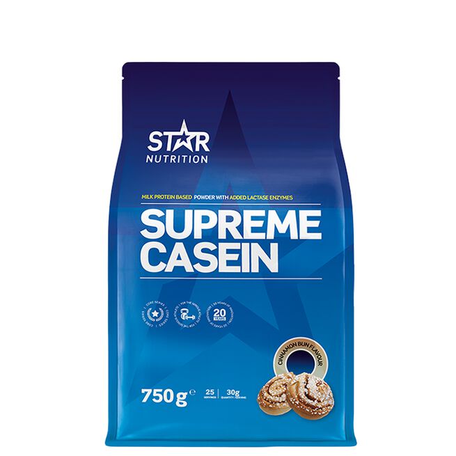 Star Nutrition Supreme Kasein 750 g Cinnamon Bun