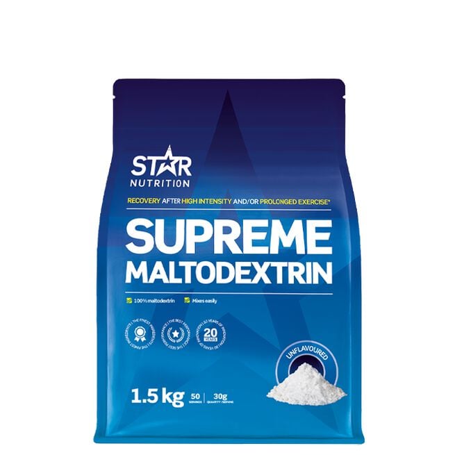 Star Nutrition Supreme Maltodextrin Sportdryck pulver 1,5 kg 1kg