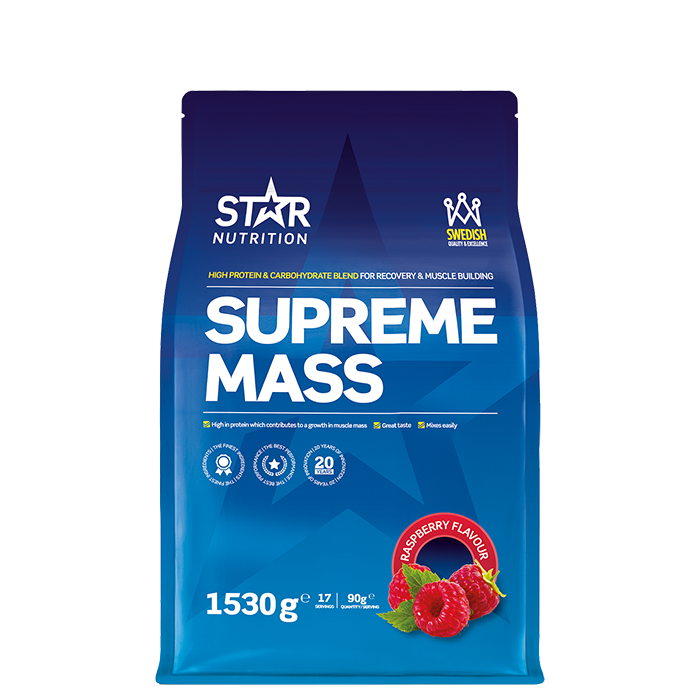 Star Nutrition Supreme Mass Gainer 1,53 kg Hallon