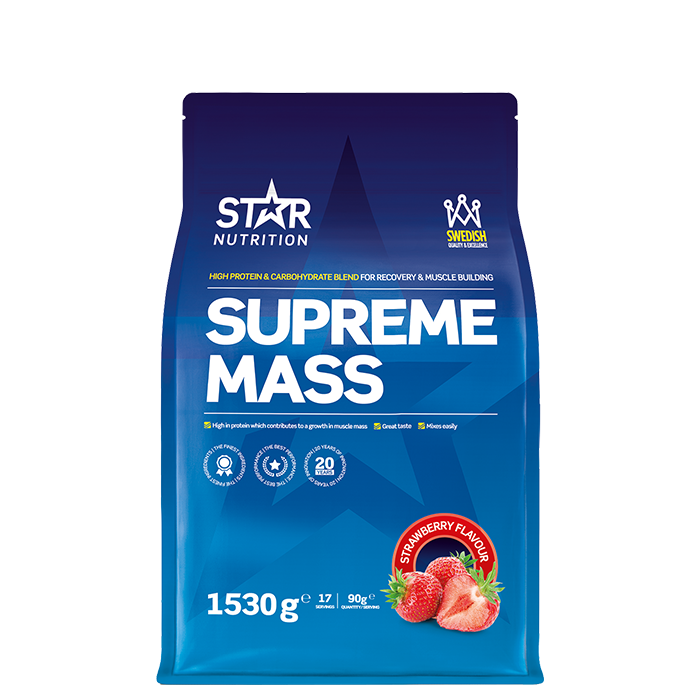 Star Nutrition Supreme Mass Gainer 1,53 kg Jordgubb