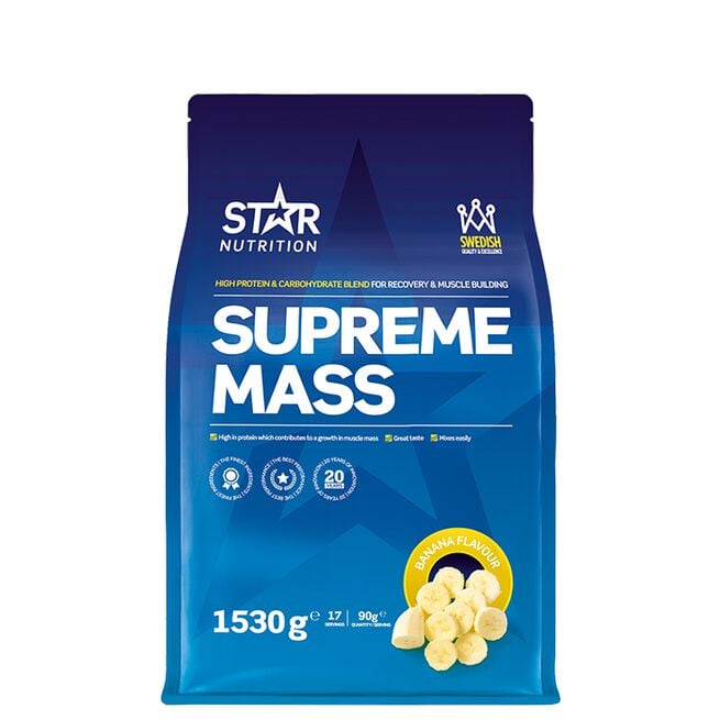 Star Nutrition Supreme Mass Gainer 1,53 kg Banan