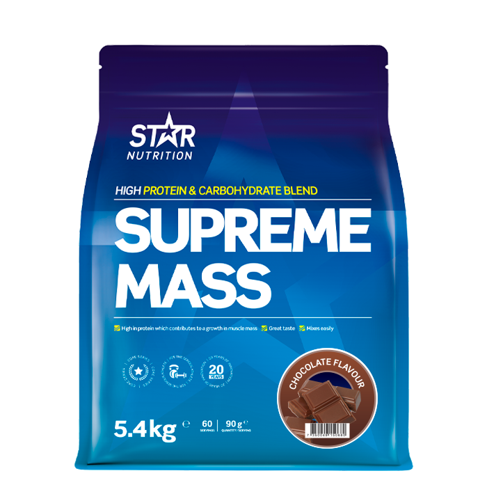 Star Nutrition Supreme Mass Gainer 5400 g Choklad