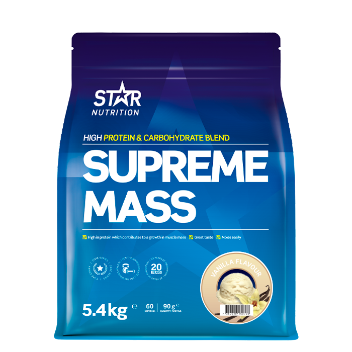 Star Nutrition Supreme Mass Gainer 5400 g Vanilj