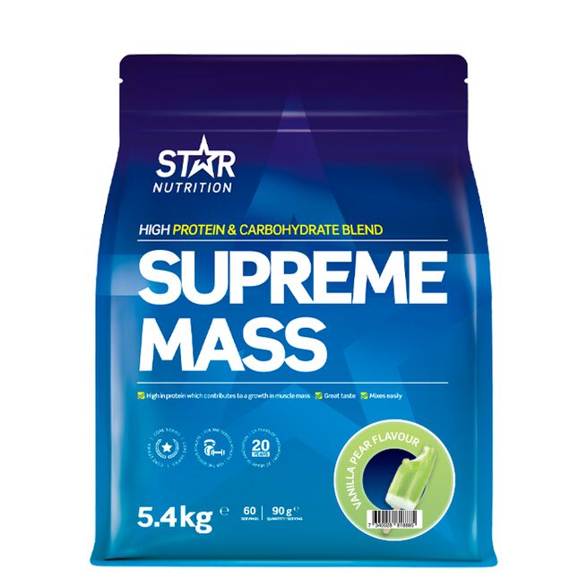 Star Nutrition Supreme Mass Gainer 5400 g Vanilla Pear