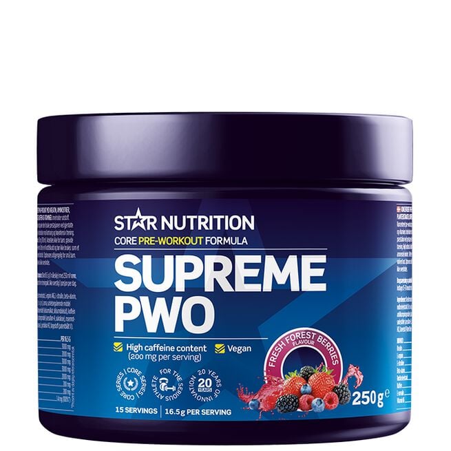 Star Nutrition Supreme PWO 250 g Fresh Forest Berry