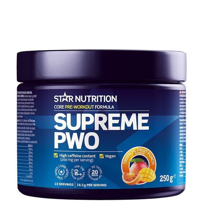 Star Nutrition Supreme PWO 250 g Tropical fruit punch