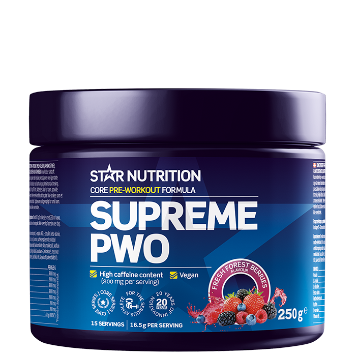 Star Nutrition Supreme PWO 250 g Fresh Forest Berry