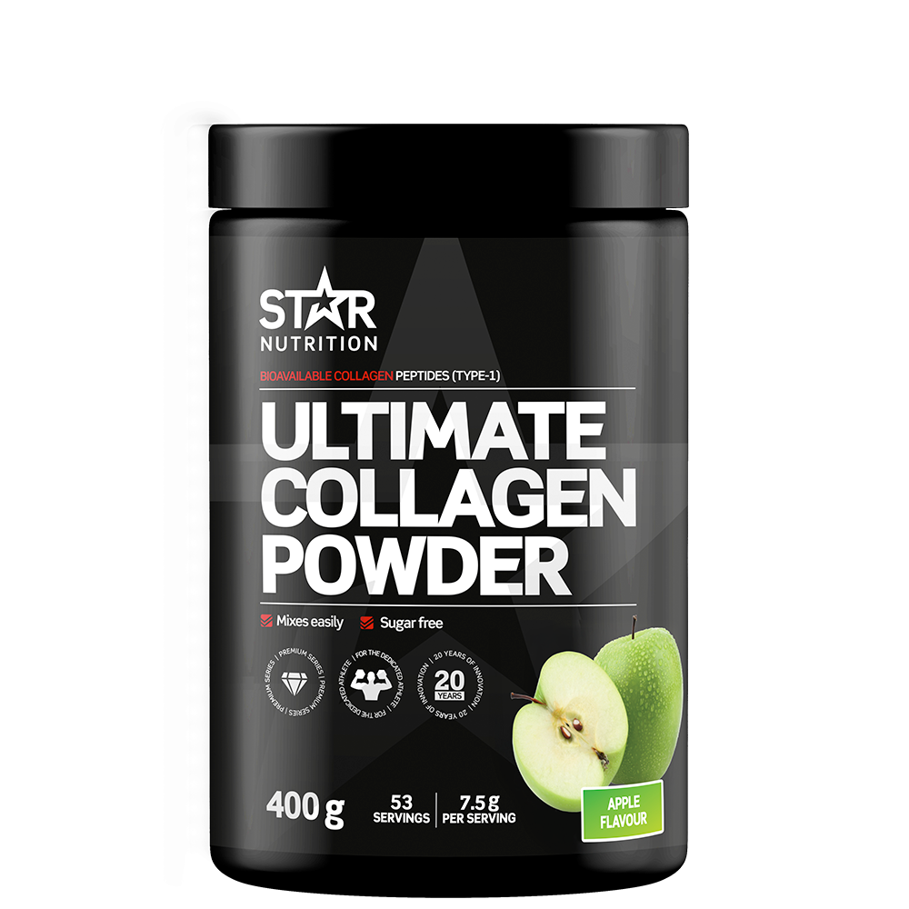 Star Nutrition Ultimate Collagen Powder Kollagenpeptider 400 g Green Apple - NEW