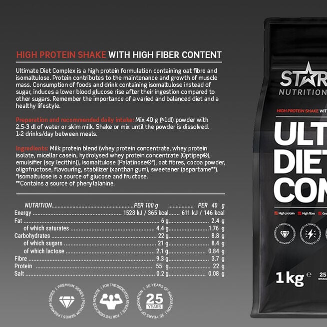 Star Nutrition Ultimate Diet Complex Måltidsersättning 1 kg