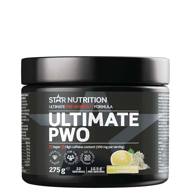 Star Nutrition Ultimate PWO 275 g Citrus Elderflavour