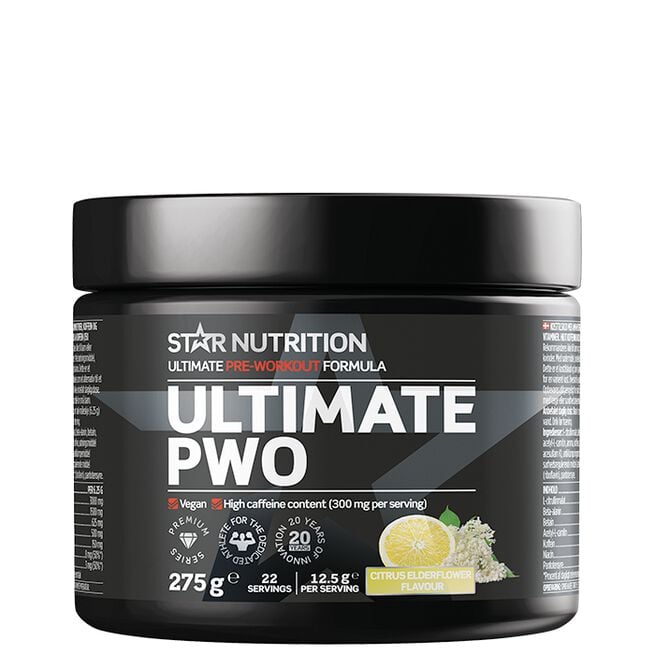 Star Nutrition Ultimate PWO 275 g Citrus Elderflavour