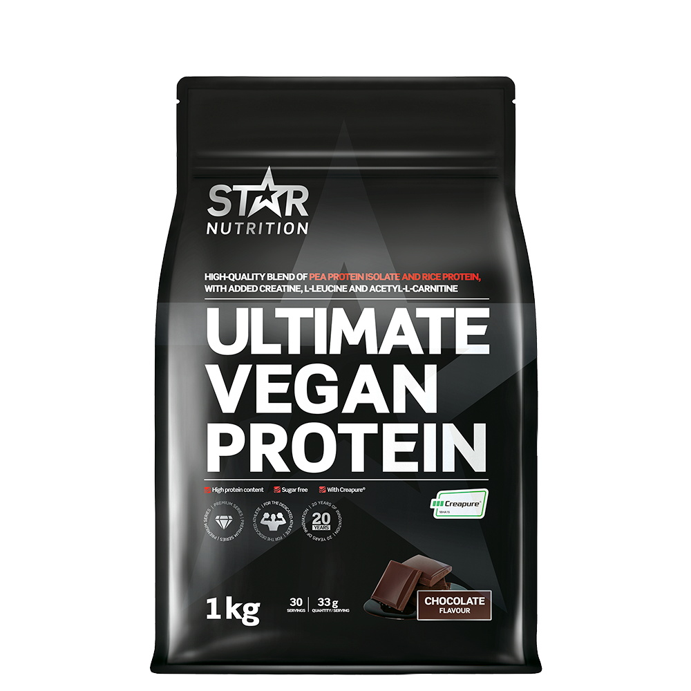 Star Nutrition Ultimate Vegan Protein 1 kg Choklad