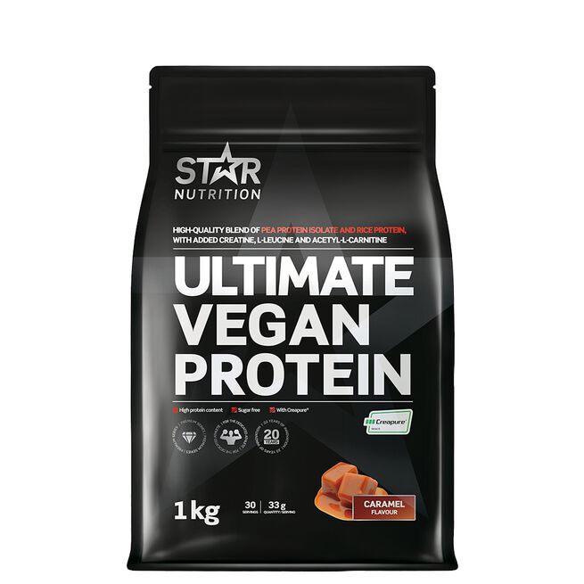 Star Nutrition Ultimate Vegan Protein 1 kg Caramel