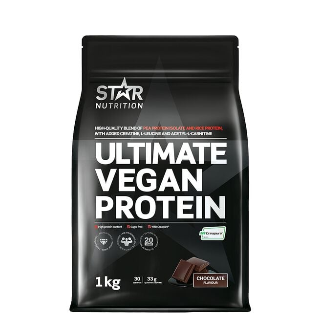 Star Nutrition Ultimate Vegan Protein 1 kg Choklad
