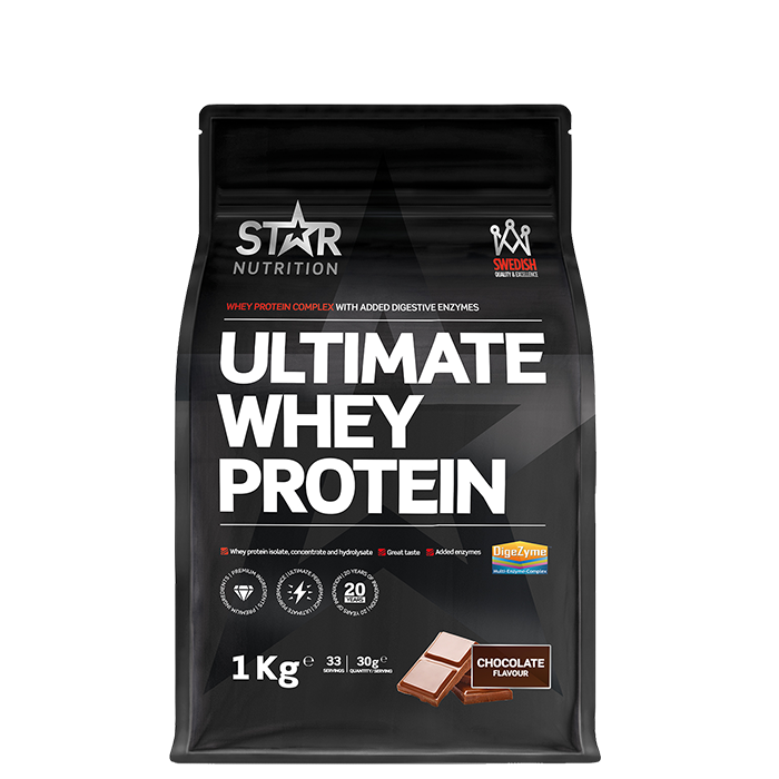Star Nutrition Ultimate Whey Vassleprotein 1 kg Chocolate
