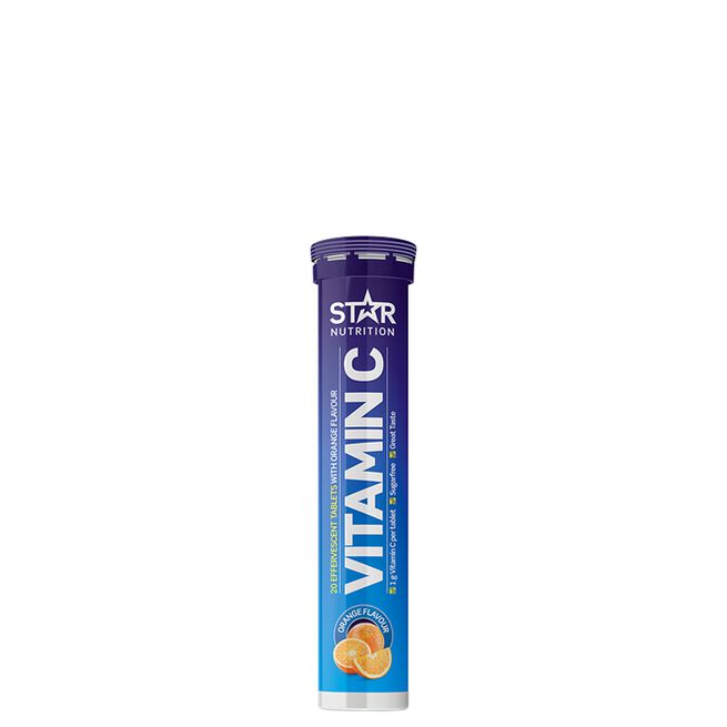Star Nutrition Vitamin-C 20 brustabletter Apelsin