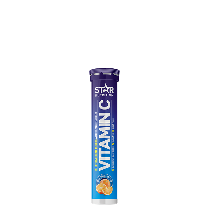 Star Nutrition Vitamin-C 20 brustabletter Apelsin