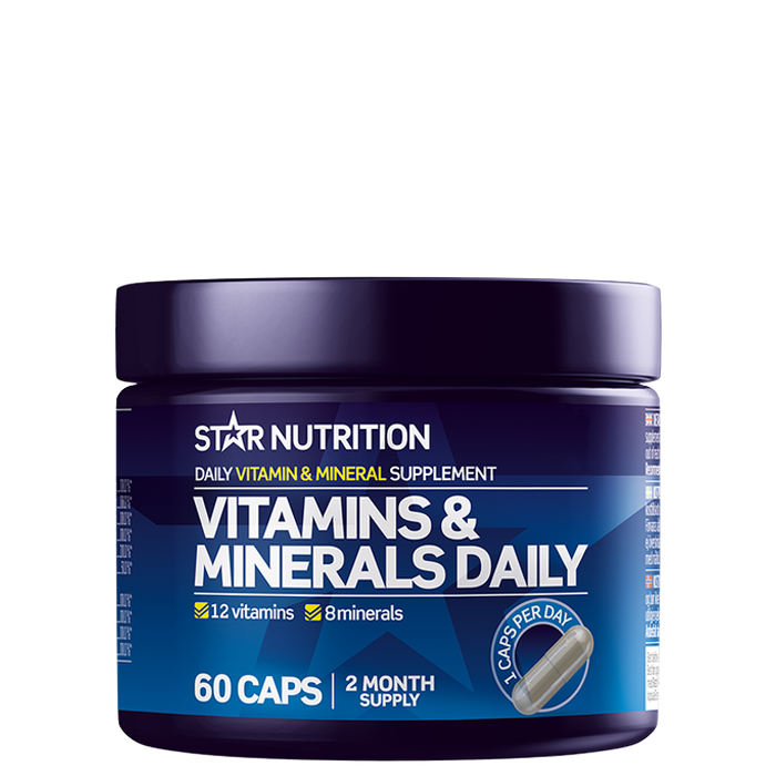 Star Nutrition Vitamins & Minerals Daily 60 kapslar