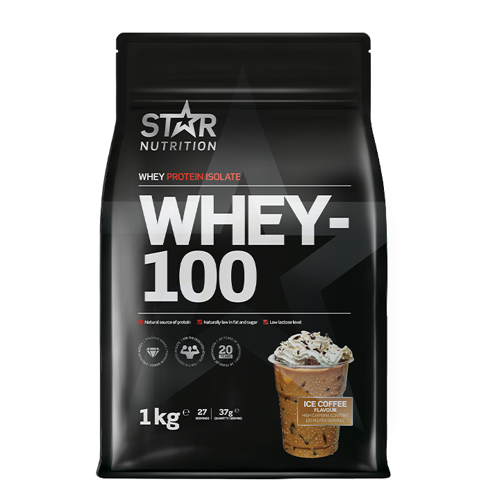 Star Nutrition Whey-100 Vassleprotein 1 kg Ice Coffee