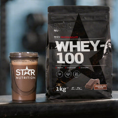 Star Nutrition Whey-100 Vassleprotein 1 kg Choklad