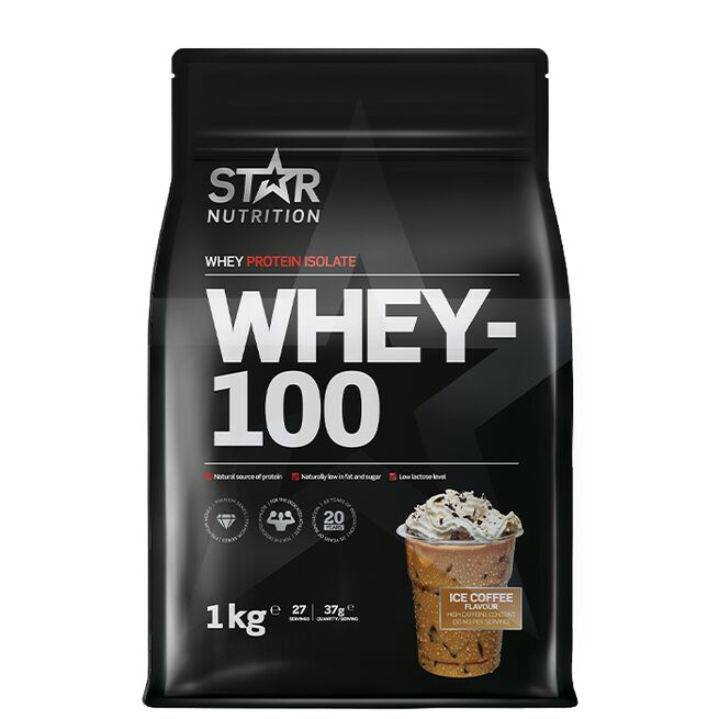 Star Nutrition Whey-100 Vassleprotein 1 kg Ice Coffee
