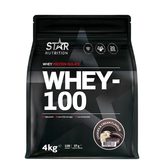 Star Nutrition Whey-100 Vassleprotein 4 kg