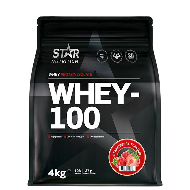 Star Nutrition Whey-100 Vassleprotein 4 kg