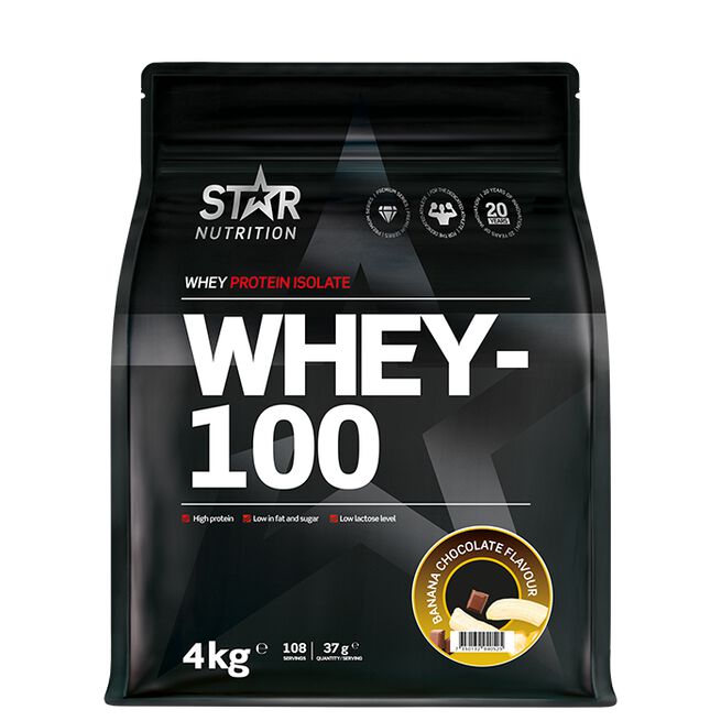 Star Nutrition Whey-100 Vassleprotein 4 kg