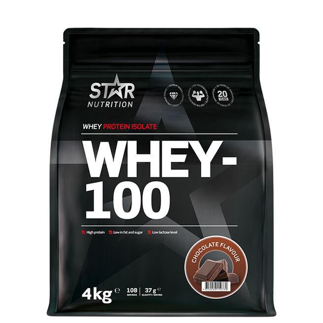 Star Nutrition Whey-100 Vassleprotein 4 kg