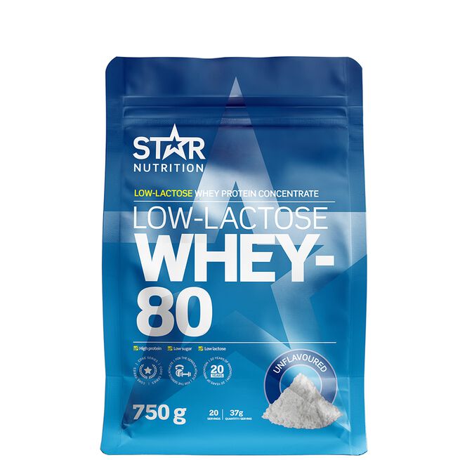 Star Nutrition Whey-80 Low Lactose 750 g Unflavoured