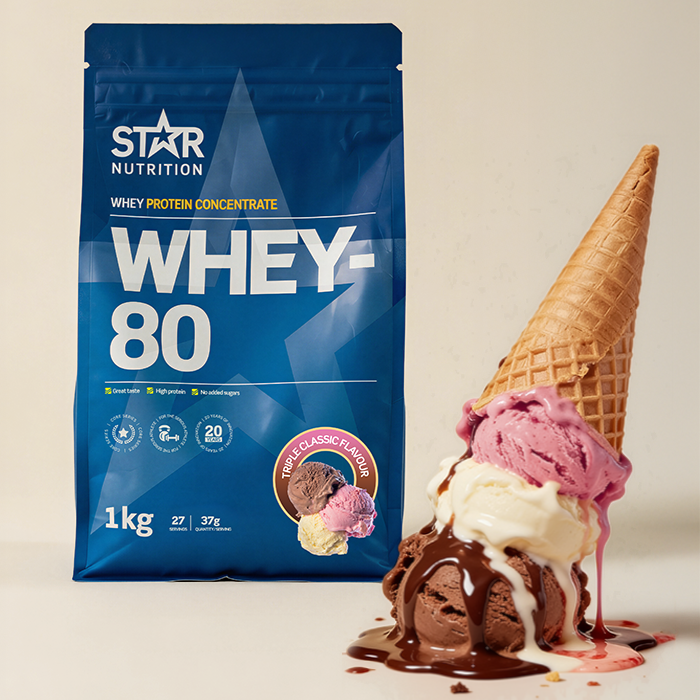 Star Nutrition Whey-80 Vassleprotein 1 kg