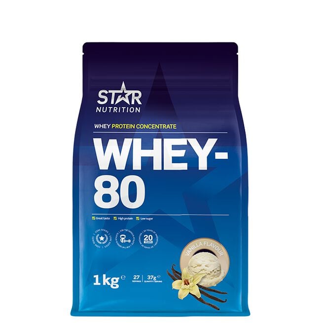 Star Nutrition Whey-80 Vassleprotein 1 kg