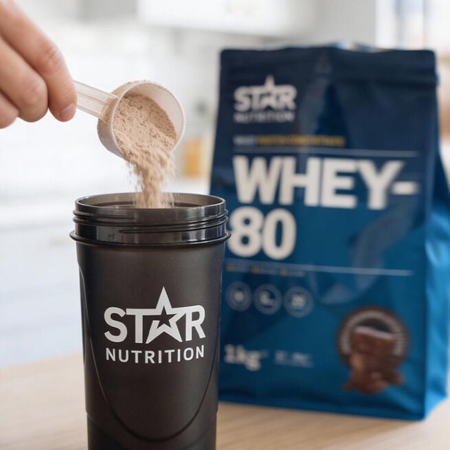 Star Nutrition Whey-80 Vassleprotein 1 kg Double Rich Chocolate