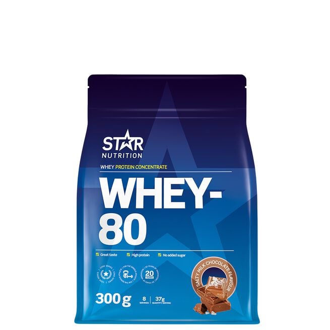 Star Nutrition Whey-80 Vassleprotein 1 kg Salty Milk Chocolate