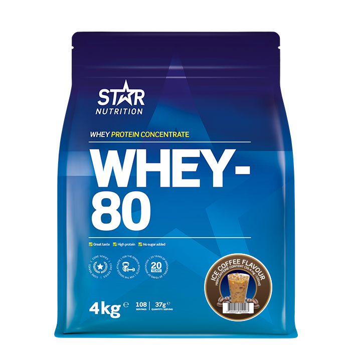 Star Nutrition Whey-80 Vassleprotein 4 kg Ice Coffee